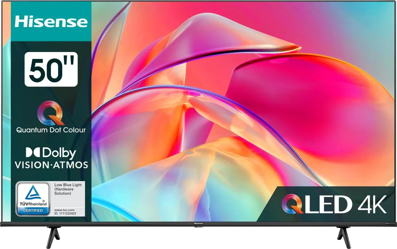 Телевизор QLED Hisense 50 50E7KQ черный 4K Ultra HD 60Hz DVB-T DVB-T2 DVB-C DVB-S DVB-S2 USB WiFi Smart TV RUS - фото 8
