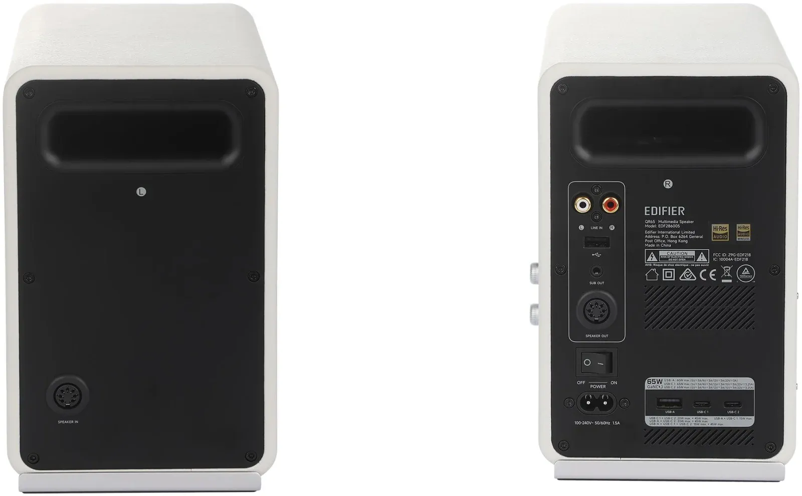 Колонки Edifier QR65 2.0 белый 70Вт BT - фото 6