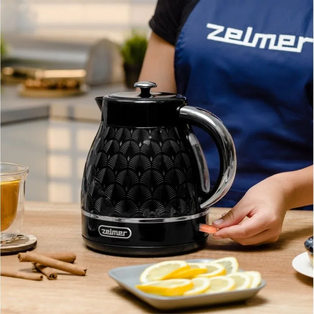 Чайник электрический Zelmer ZCK7640 Jungle 1.7л. 1850Вт черный корпус: пластик 71505422P - фото 6
