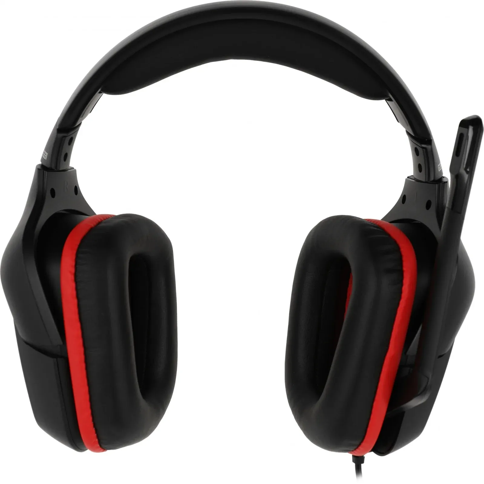 Наушники с микрофоном Logitech G331 черный/красный 2м мониторные оголовье 981-000758 - фото 3