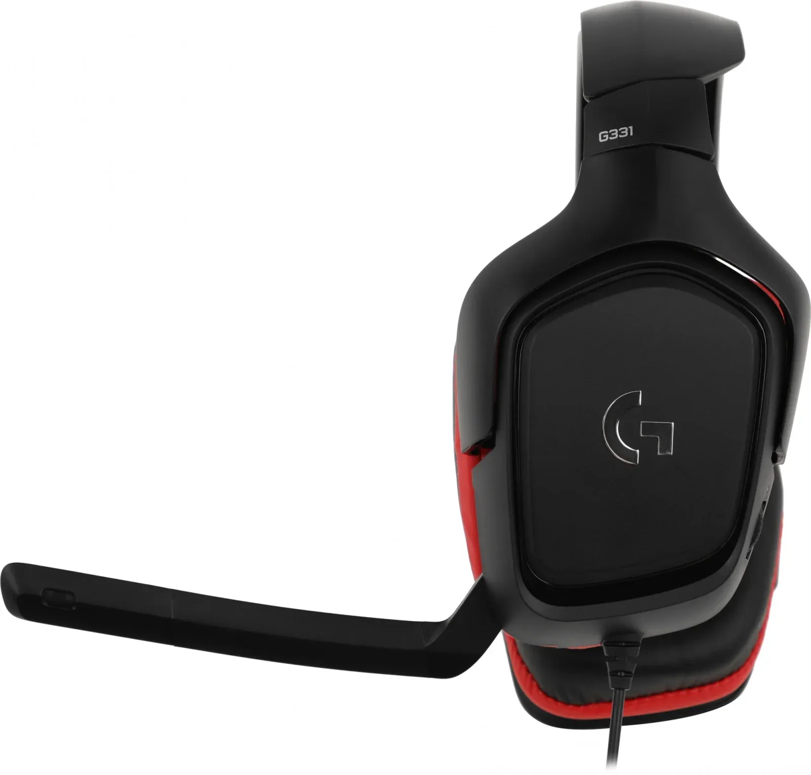 Наушники с микрофоном Logitech G331 черный/красный 2м мониторные оголовье 981-000758 - фото 7