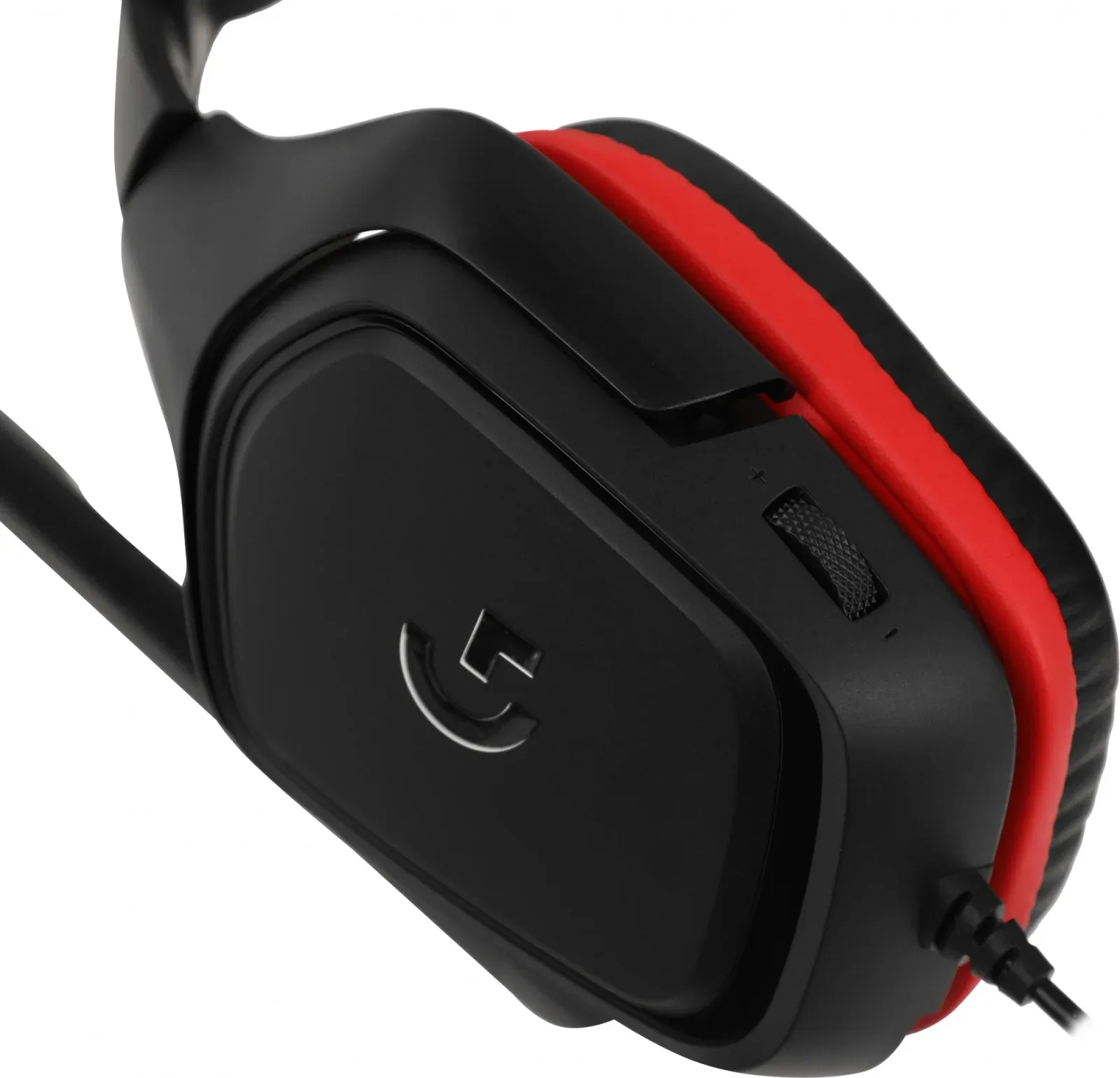 Наушники с микрофоном Logitech G331 черный/красный 2м мониторные оголовье 981-000758 - фото 8