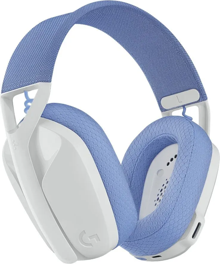 Наушники с микрофоном Logitech G435 белый/синий накладные BT/Radio оголовье 981-001077 - фото 3