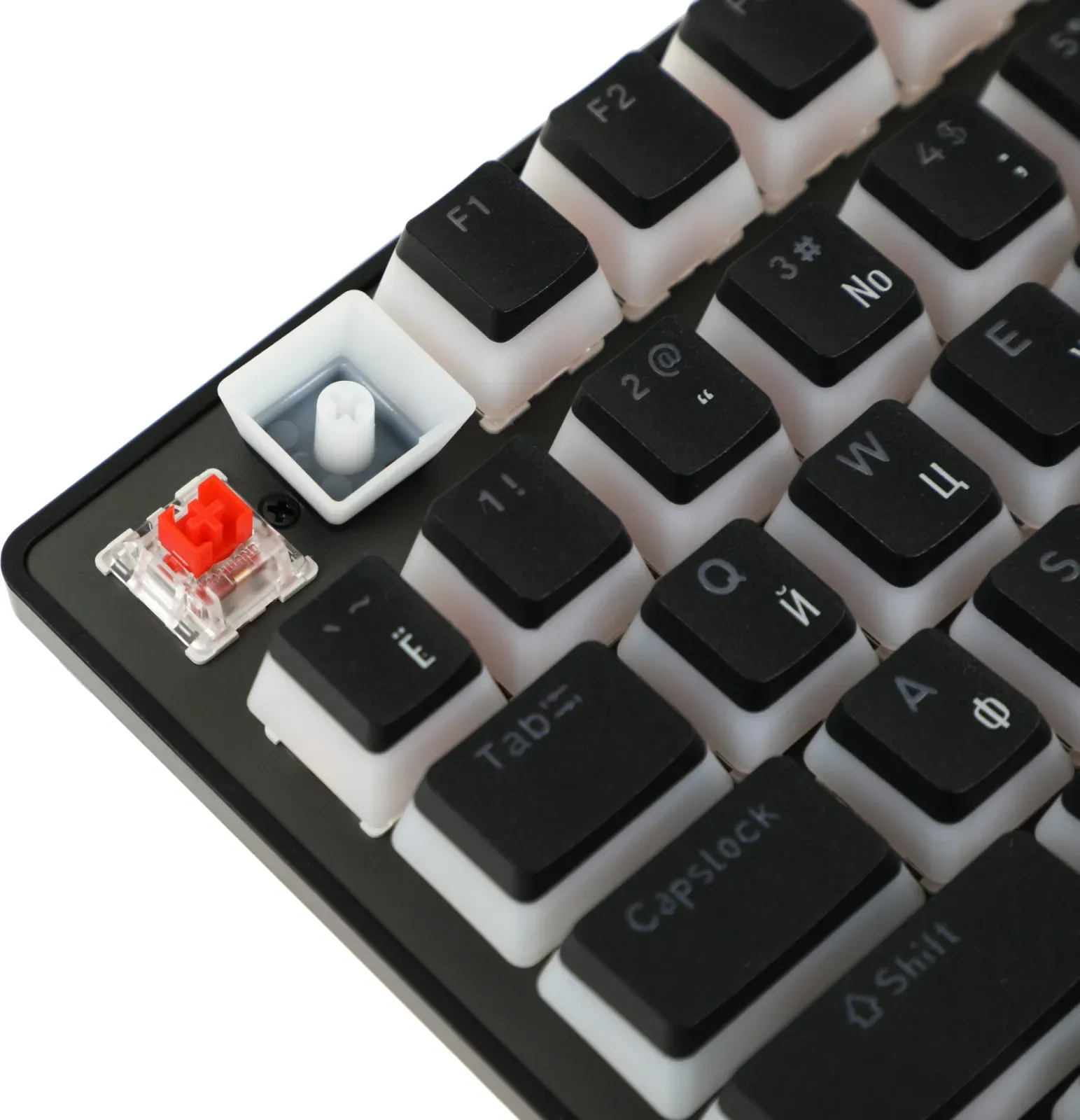 Клавиатура Acer OKW303 механическая черный/серый USB for gamer LED ZL.KBDCC.01D кабель 1.8м - фото 5