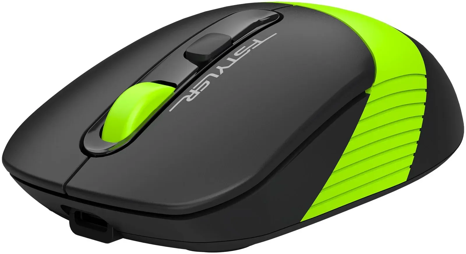 Мышь A4Tech Fstyler FG10CS Air черный/зеленый оптическая 2000dpi silent беспров. USB для ноутбука 4but FG10CS AIR SPORTS GREEN - фото 3