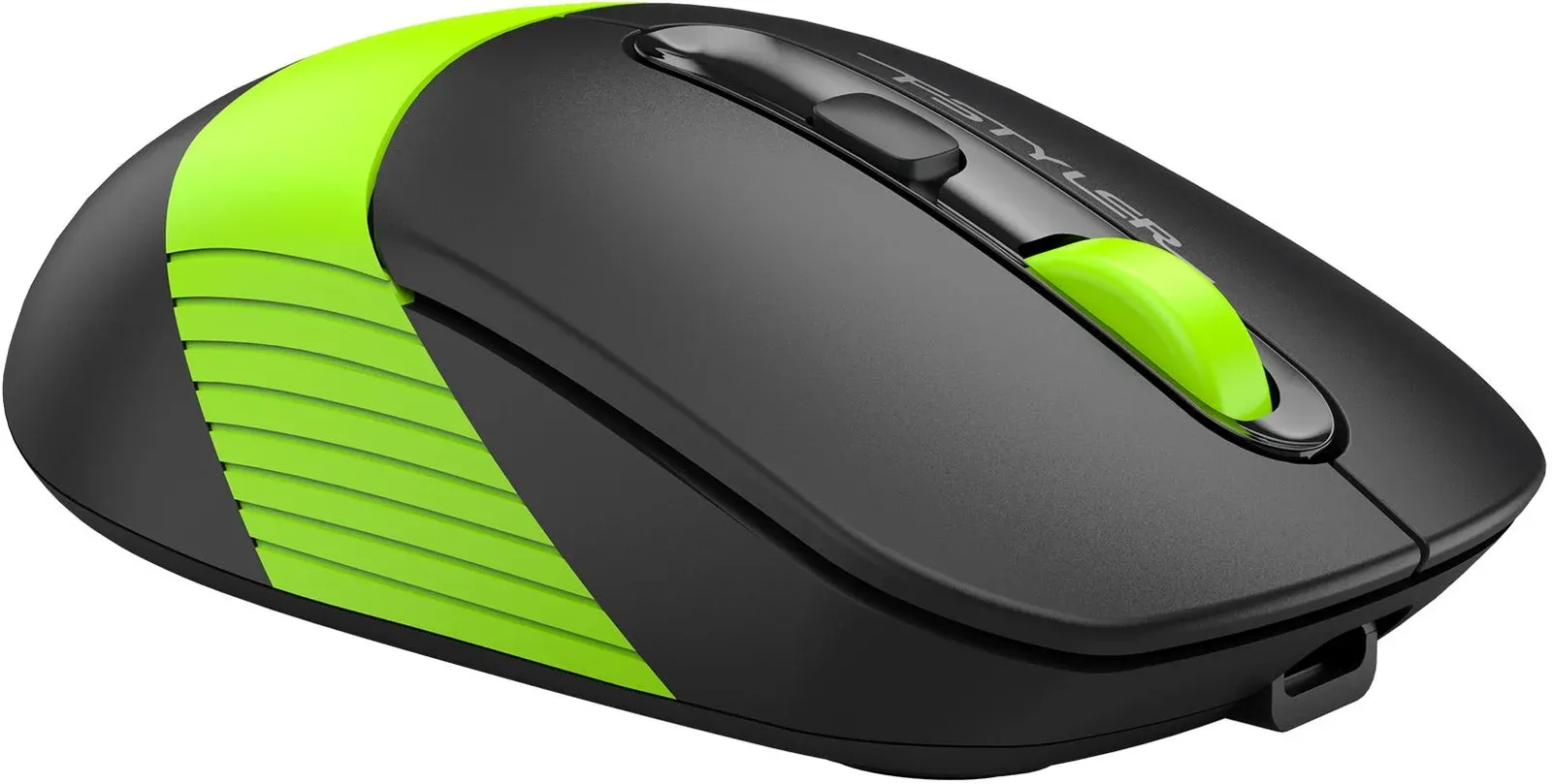 Мышь A4Tech Fstyler FG10CS Air черный/зеленый оптическая 2000dpi silent беспров. USB для ноутбука 4but FG10CS AIR SPORTS GREEN - фото 4