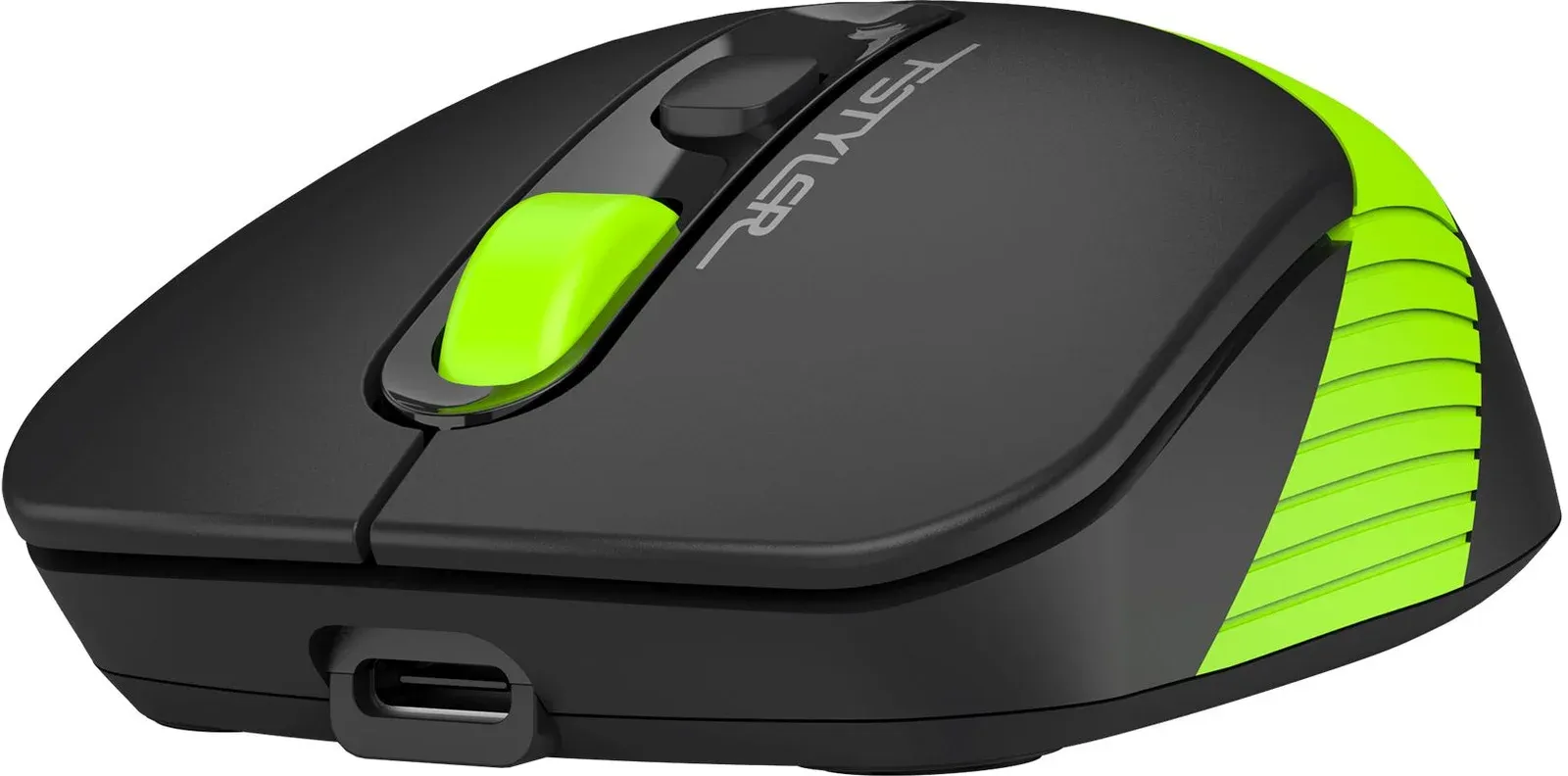Мышь A4Tech Fstyler FG10CS Air черный/зеленый оптическая 2000dpi silent беспров. USB для ноутбука 4but FG10CS AIR SPORTS GREEN - фото 7