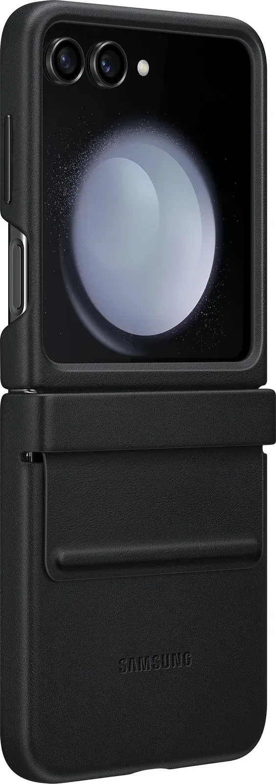 Чехол клип-кейс Samsung для Samsung Galaxy Z Flip5 Flap Eco-Leather Case B5 черный EF-VF731PBEGRU - фото 4