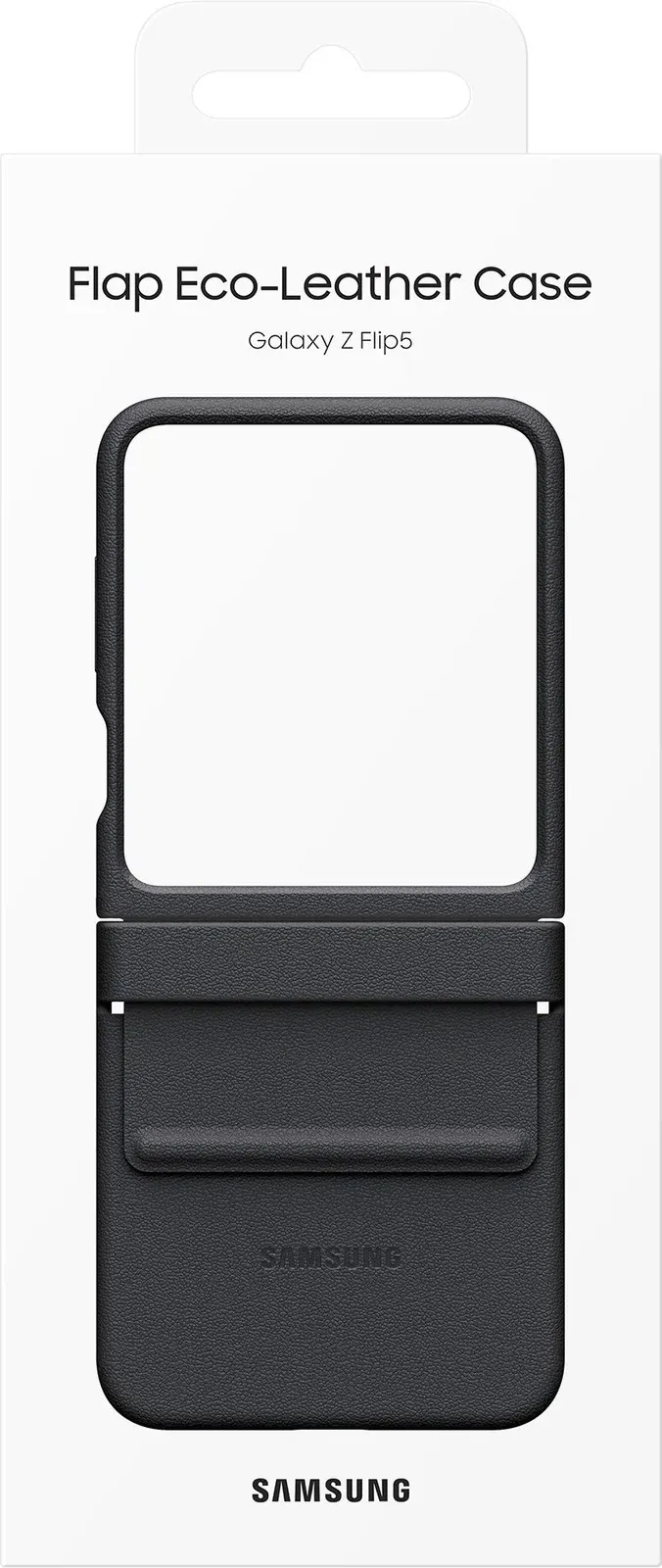 Чехол клип-кейс Samsung для Samsung Galaxy Z Flip5 Flap Eco-Leather Case B5 черный EF-VF731PBEGRU - фото 7