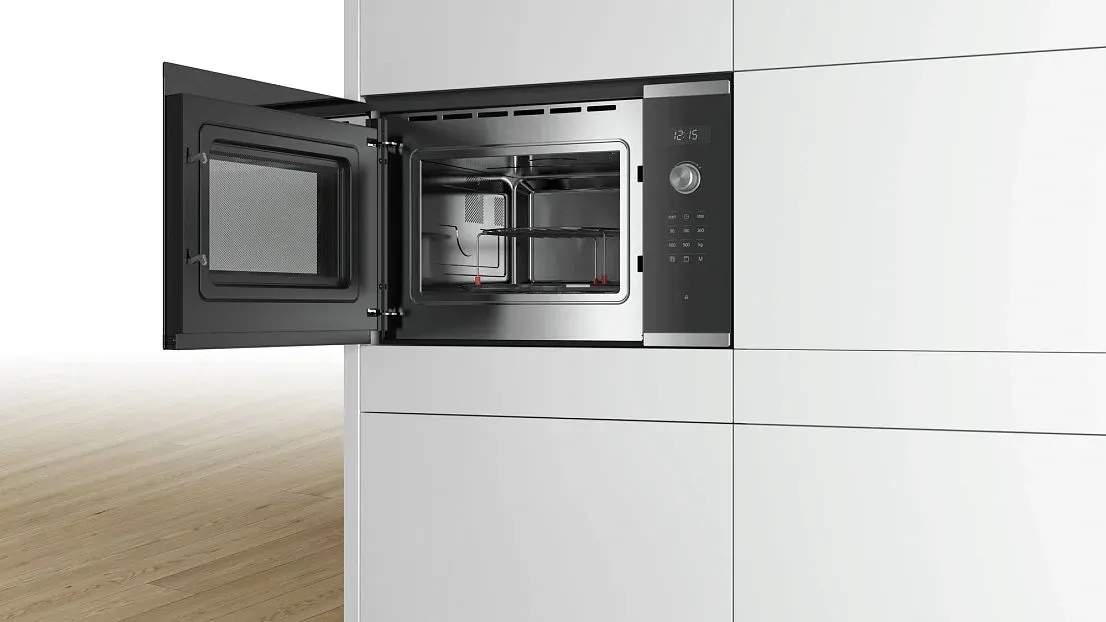 Микроволновая печь Bosch BEL554MS0 25л. 900Вт черный/нержавеющая сталь встраиваемая, 25 л - фото 2