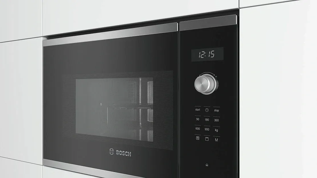 Микроволновая печь Bosch BEL554MS0 25л. 900Вт черный/нержавеющая сталь встраиваемая, 25 л - фото 4