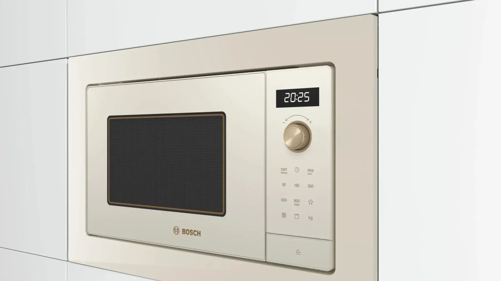 Микроволновая печь Bosch BEL653MP3 25л. 800Вт жемчужно-белый встраиваемая, 25 л - фото 5