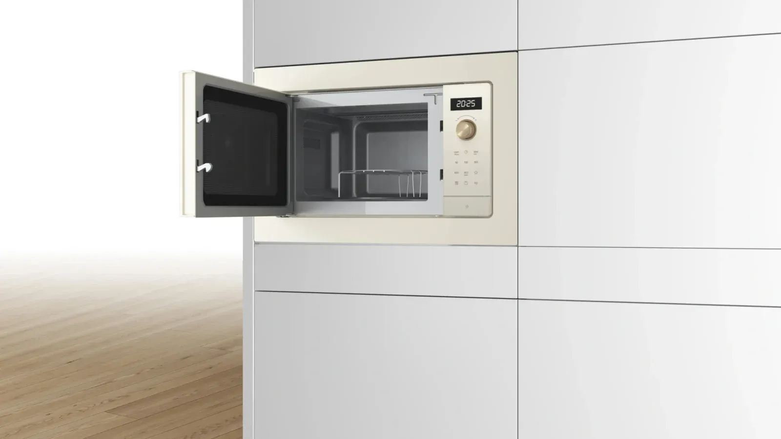 Микроволновая печь Bosch BEL653MP3 25л. 800Вт жемчужно-белый встраиваемая, 25 л - фото 6