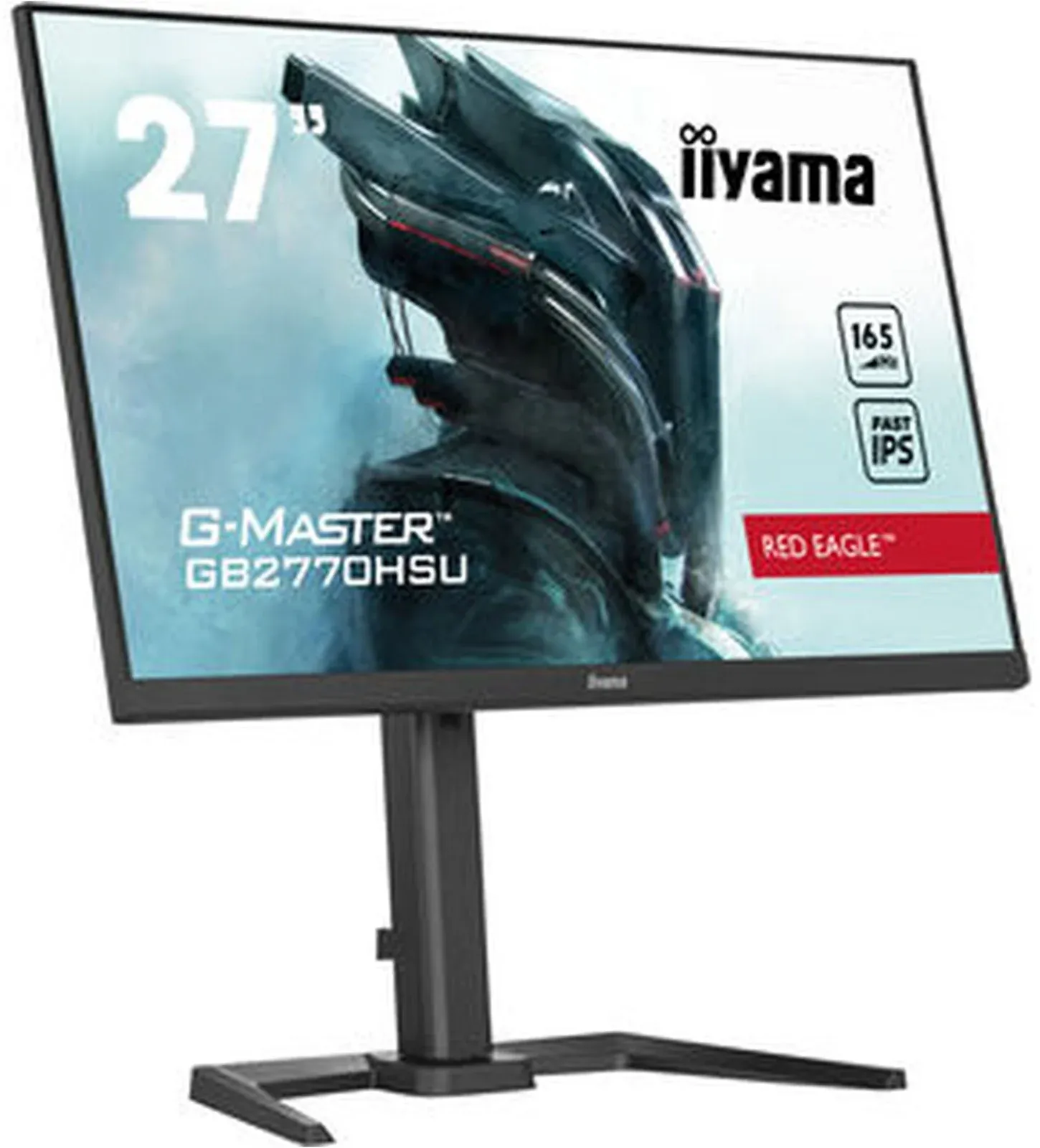 Монитор Iiyama 27 G-Master GB2770HSU-B5 черный IPS IGZO LED 0.8ms 16:9 HDMI M/M матовая HAS Piv 250cd 178гр/178гр 1920x1080 165Hz FreeSync Premium DP FHD USB 5.4кг - фото 4