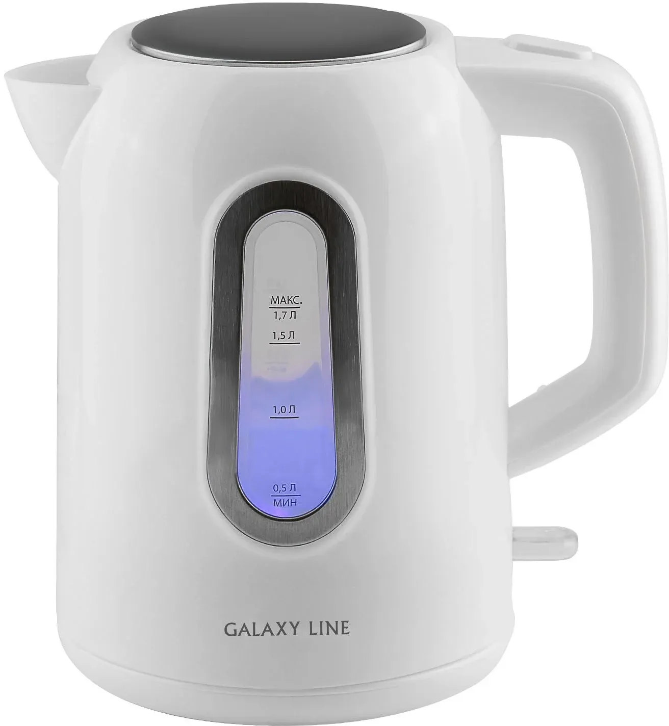 Чайник электрический Galaxy Line GL 0212 1.7л. 2200Вт белый корпус: пластик ГЛ0212Л - фото 2