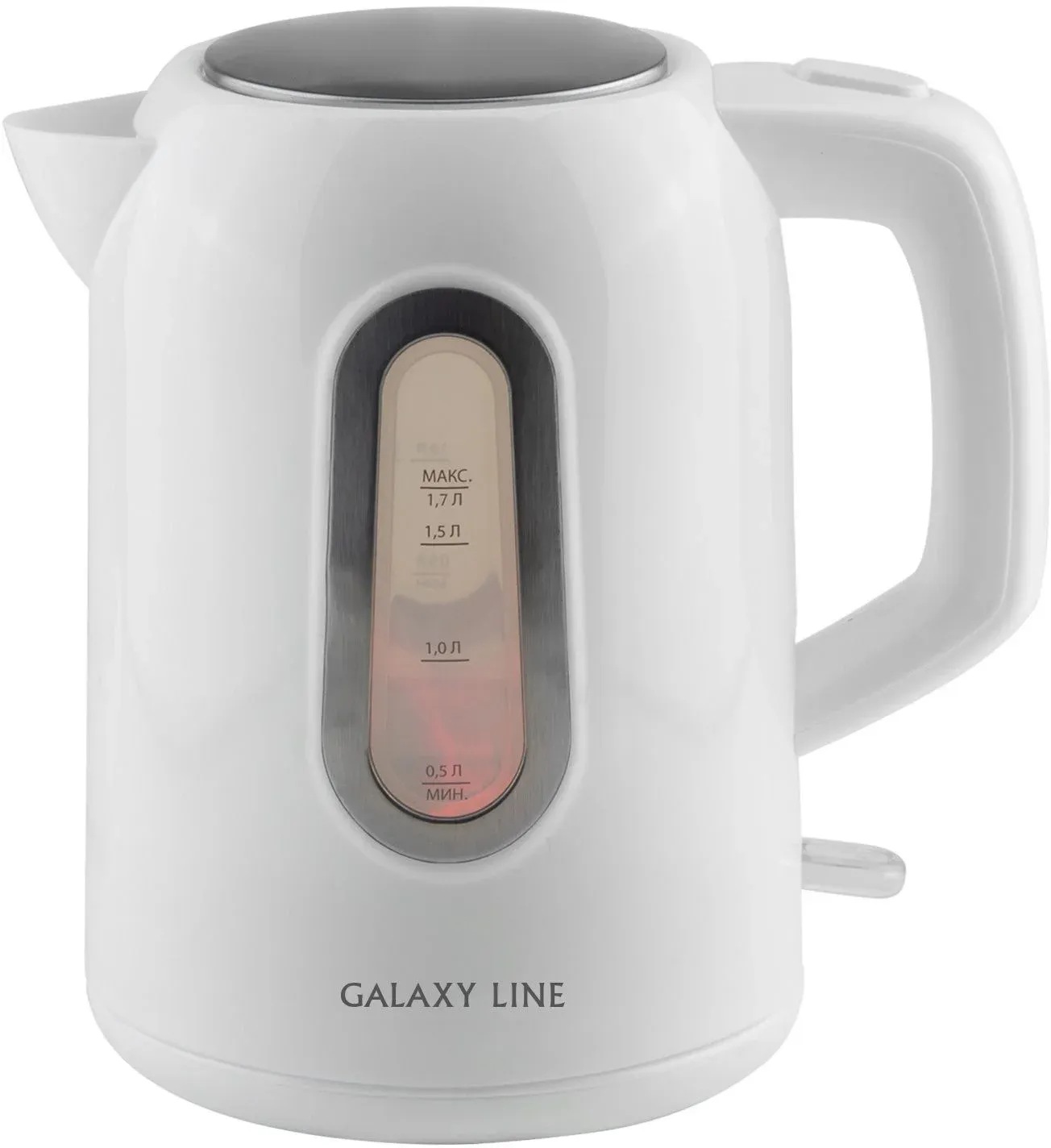 Чайник электрический Galaxy Line GL 0212 1.7л. 2200Вт белый корпус: пластик ГЛ0212Л - фото 3