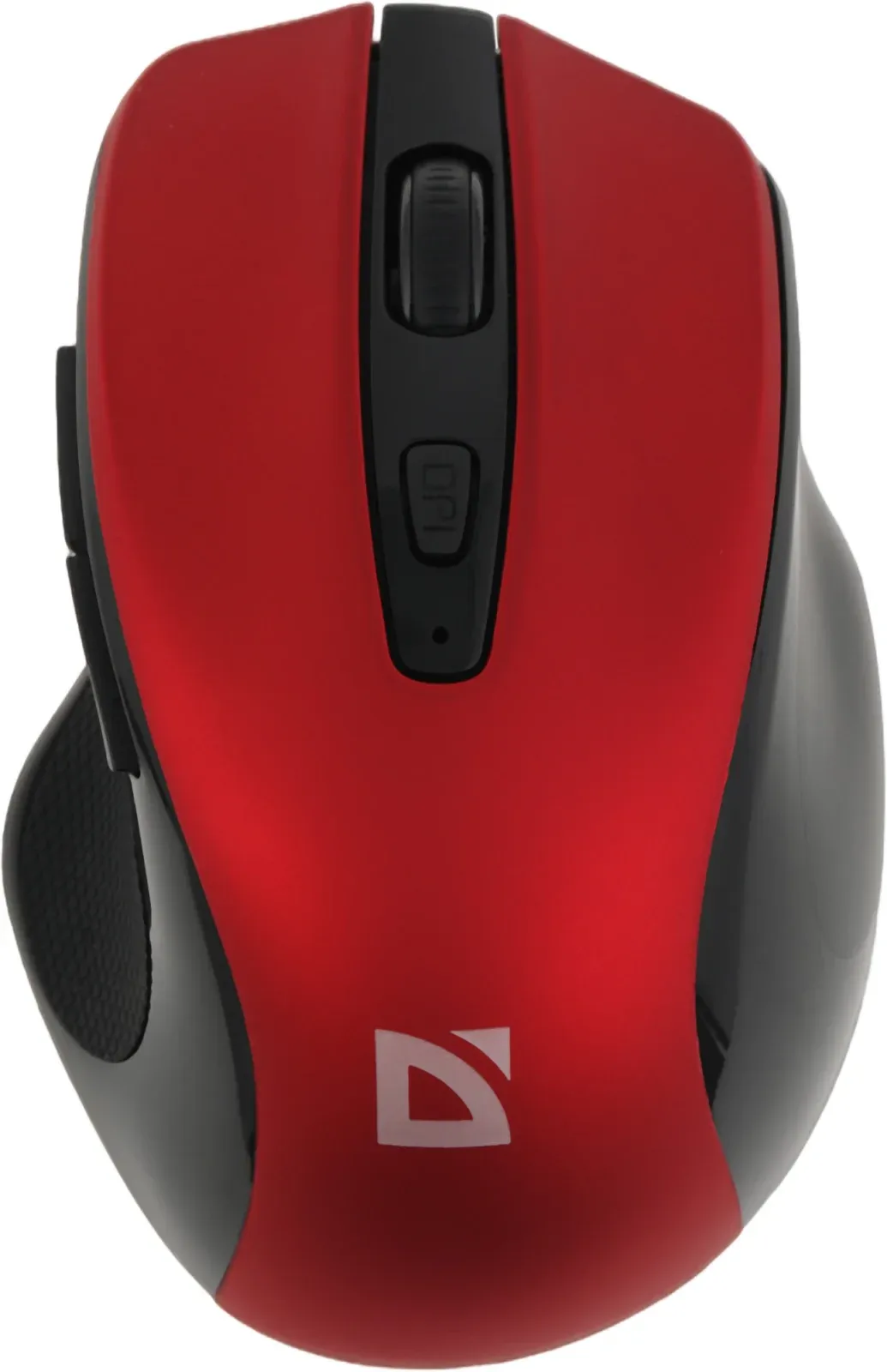 Мышь Defender Prime MB-053 красный/черный оптическая 1600dpi silent беспров. USB для ноутбука 5but 52052 - фото 3