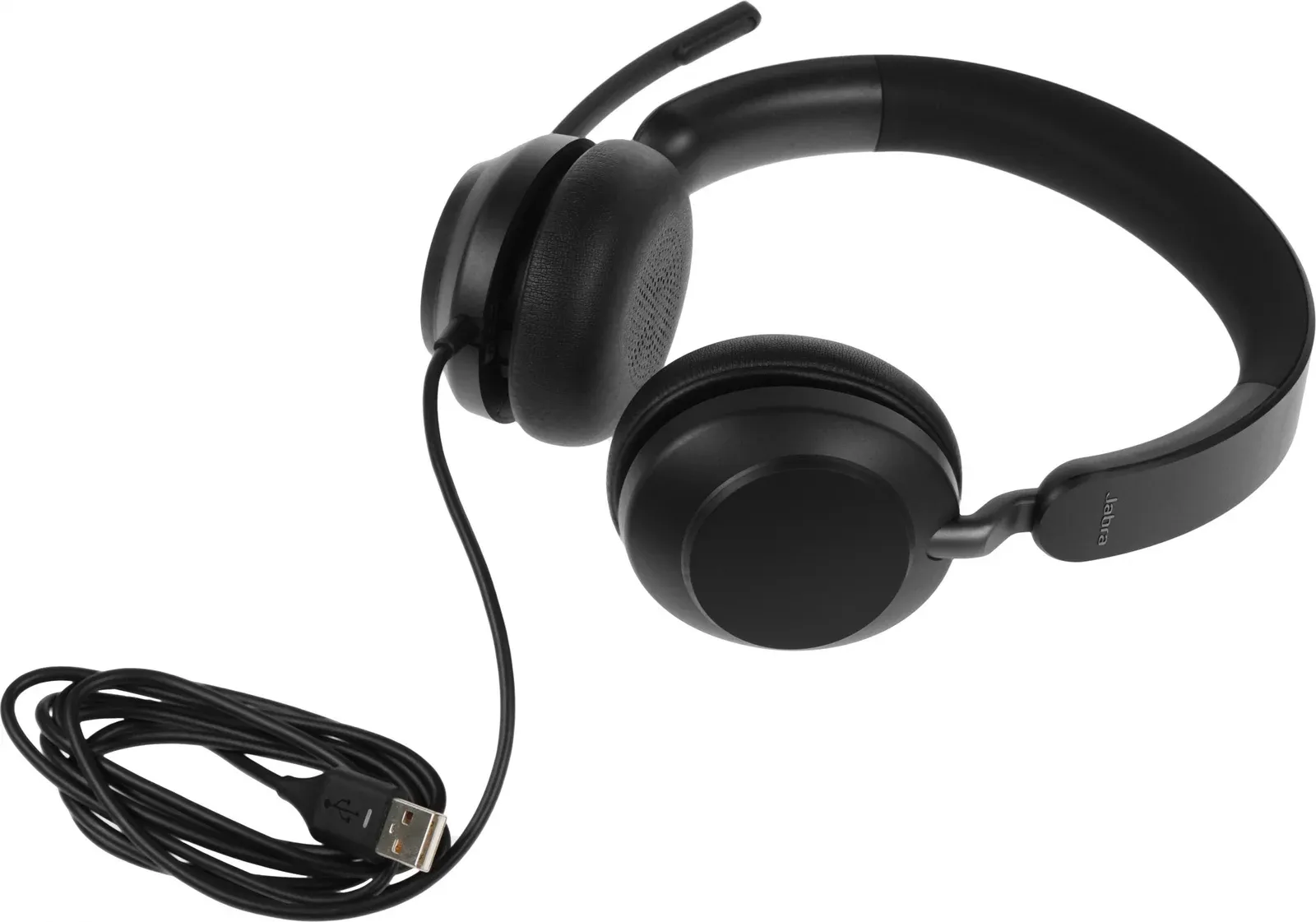 Наушники с микрофоном Jabra Evolve2 40 черный накладные USB оголовье 24189-999-999 - фото 8