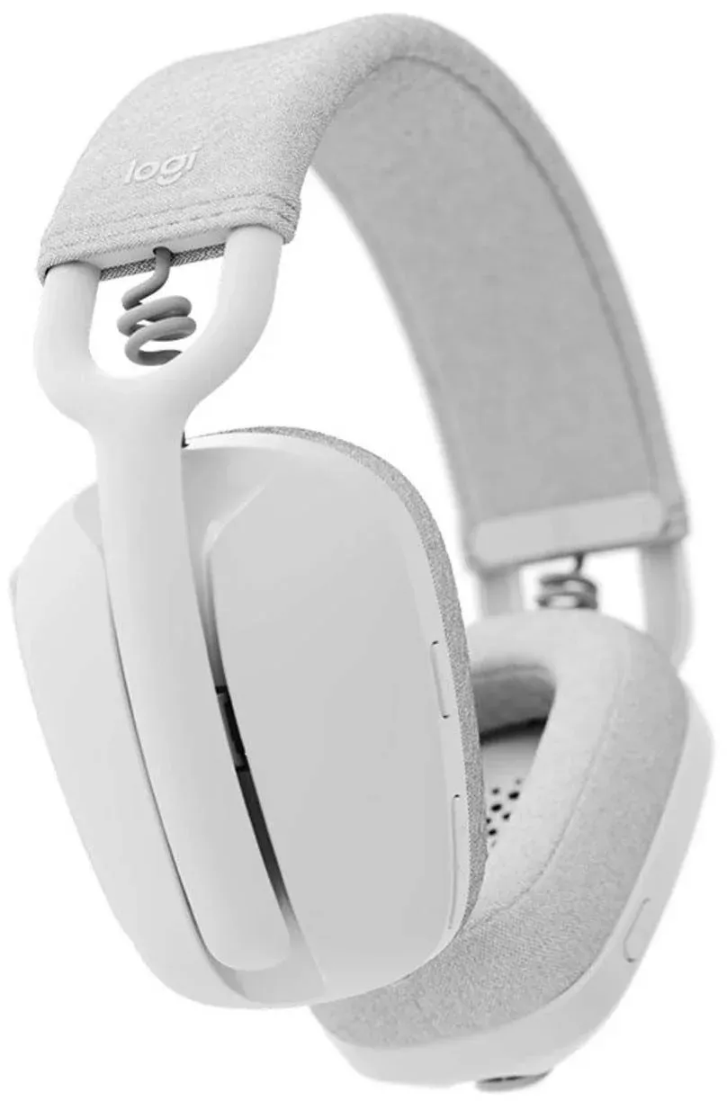 Наушники с микрофоном Logitech ZONE Vibe 100 белый мониторные BT оголовье 981-001219 - фото 2