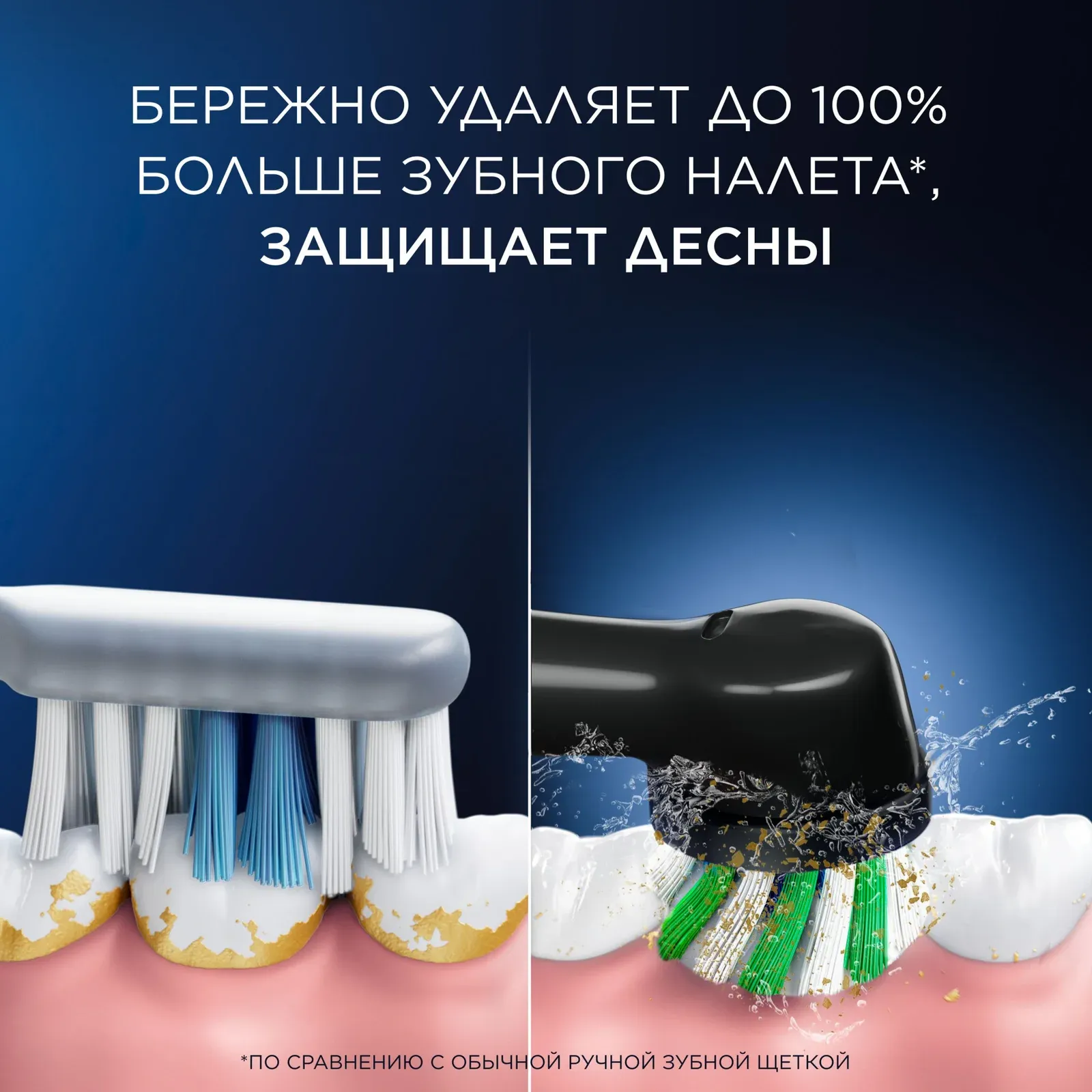 Зубная щетка электрическая Oral-B Pro 3/D505.513.3X BK черный - фото 4