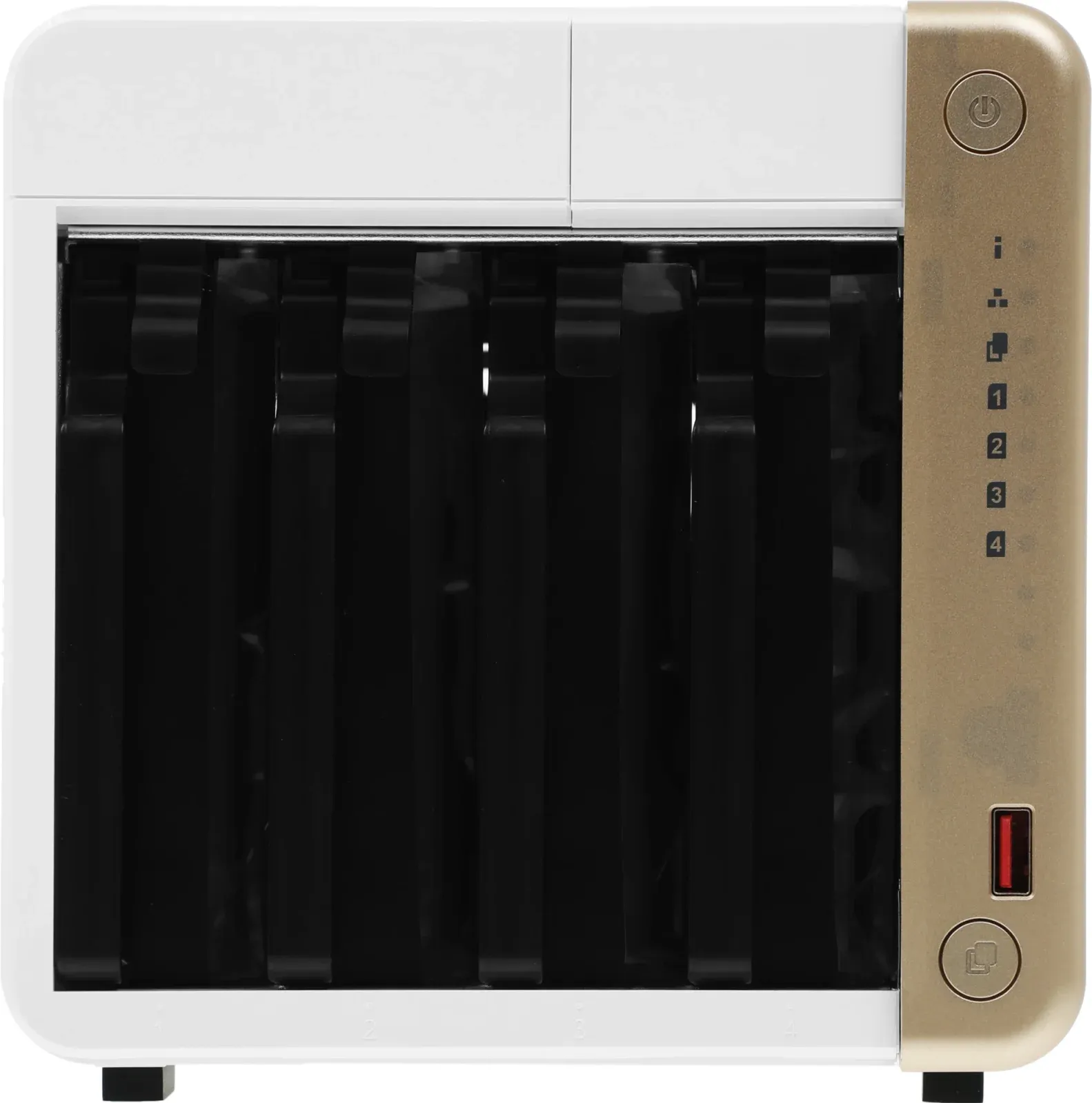 Сетевое хранилище NAS Qnap Original TS-462-4G 4-bay настольный Celeron N4505, белый - фото 7