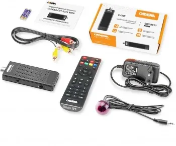 Ресивер DVB-T2 Cadena CDT-2311 MINI черный - фото 6