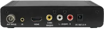 Ресивер DVB-T2 Cadena CDT-2351SB черный - фото 6