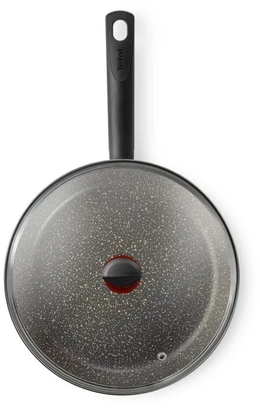 Сковорода Tefal Natural Cook 04234928 круглая 28см ручка несъемная с крышкой серый 9100052850 - фото 2