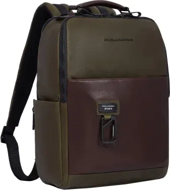 Рюкзак Piquadro Harper CA6289AP/VETM зеленый/темно-коричневый натур.кожа, 14 л - фото 5