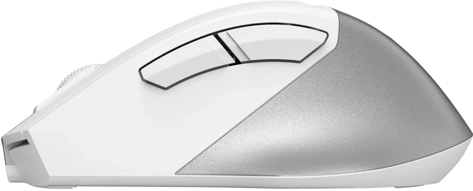 Мышь A4Tech Fstyler FB45CS Air белый оптическая 2000dpi silent беспров. BT/Radio USB 7but FB45CS AIR USB SILVER WHITE - фото 4
