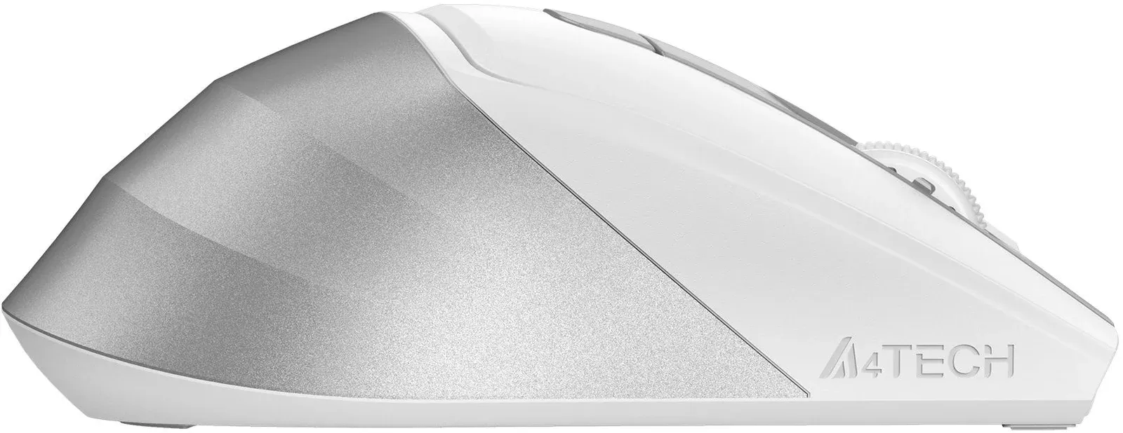Мышь A4Tech Fstyler FB45CS Air белый оптическая 2000dpi silent беспров. BT/Radio USB 7but FB45CS AIR USB SILVER WHITE - фото 5
