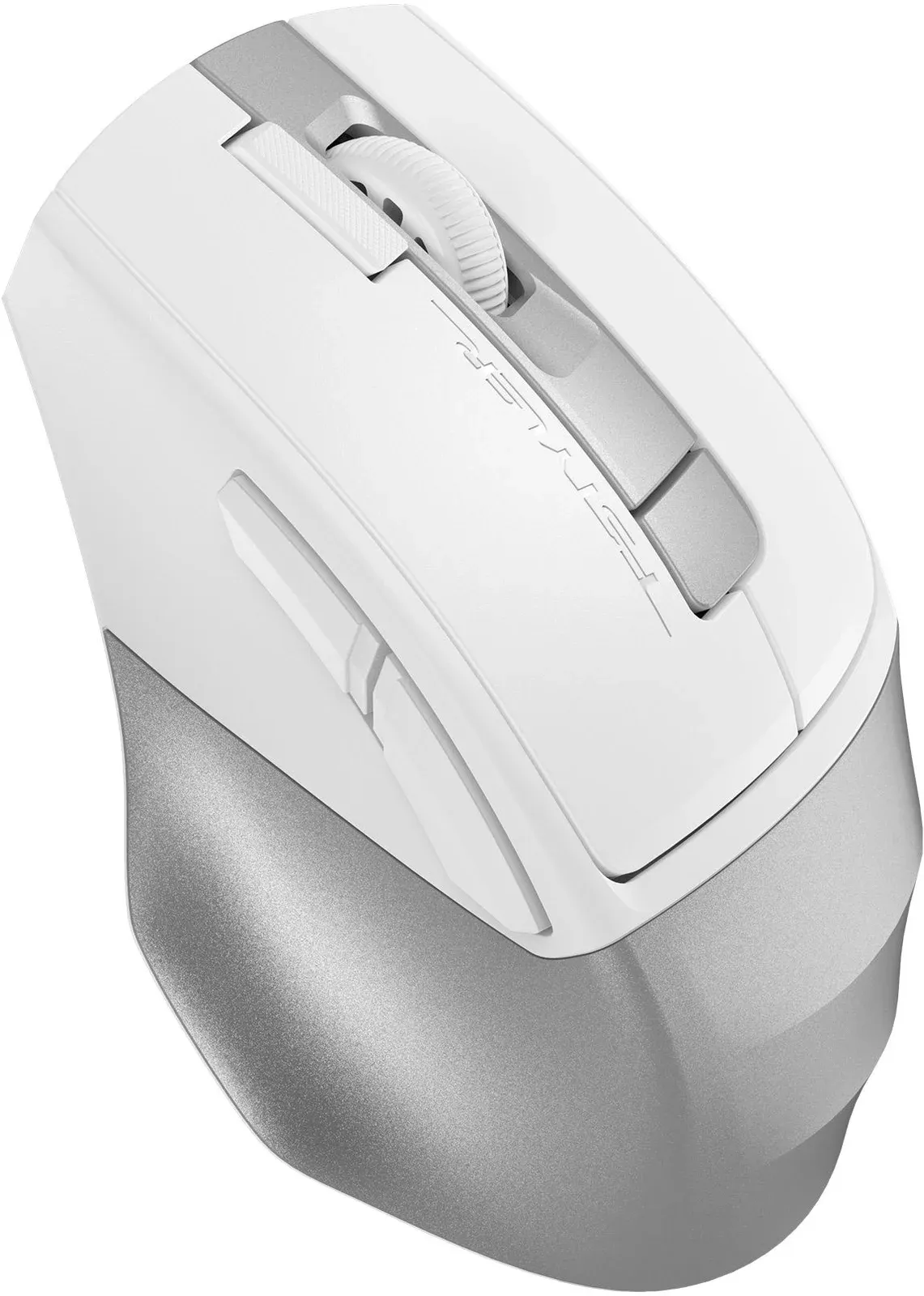 Мышь A4Tech Fstyler FB45CS Air белый оптическая 2000dpi silent беспров. BT/Radio USB 7but FB45CS AIR USB SILVER WHITE - фото 6