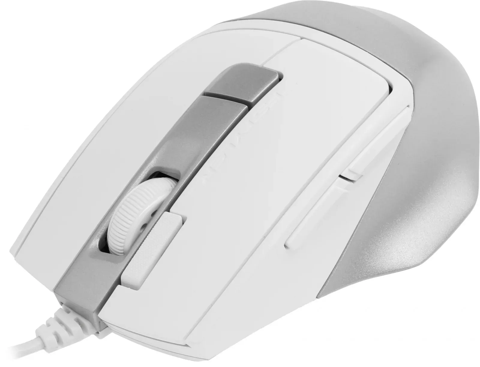Мышь A4Tech Fstyler FM45S Air белый/серебристый оптическая 2400dpi silent USB 7but FM45S AIR USB SILVER WHITE - фото 2