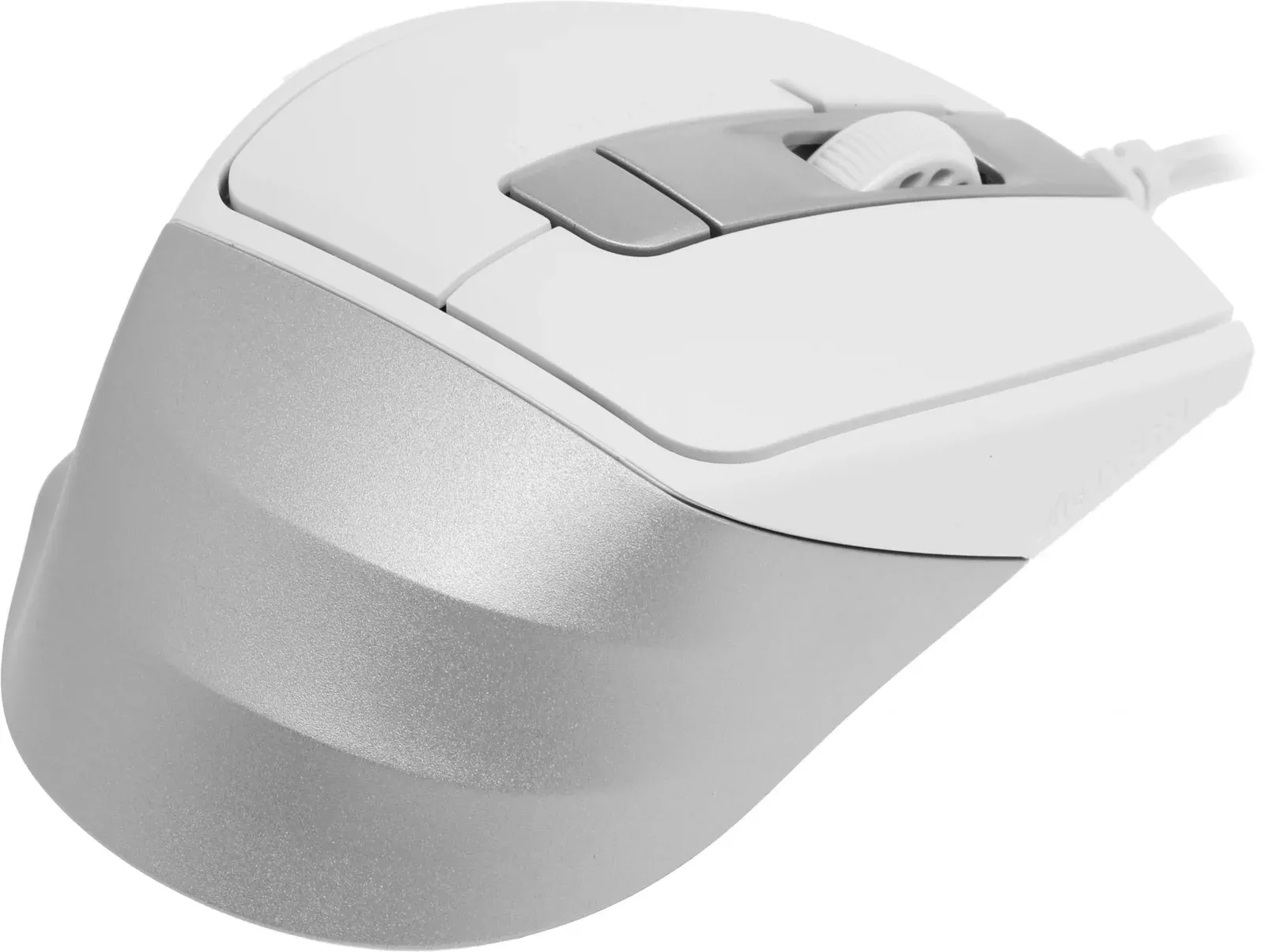 Мышь A4Tech Fstyler FM45S Air белый/серебристый оптическая 2400dpi silent USB 7but FM45S AIR USB SILVER WHITE - фото 3