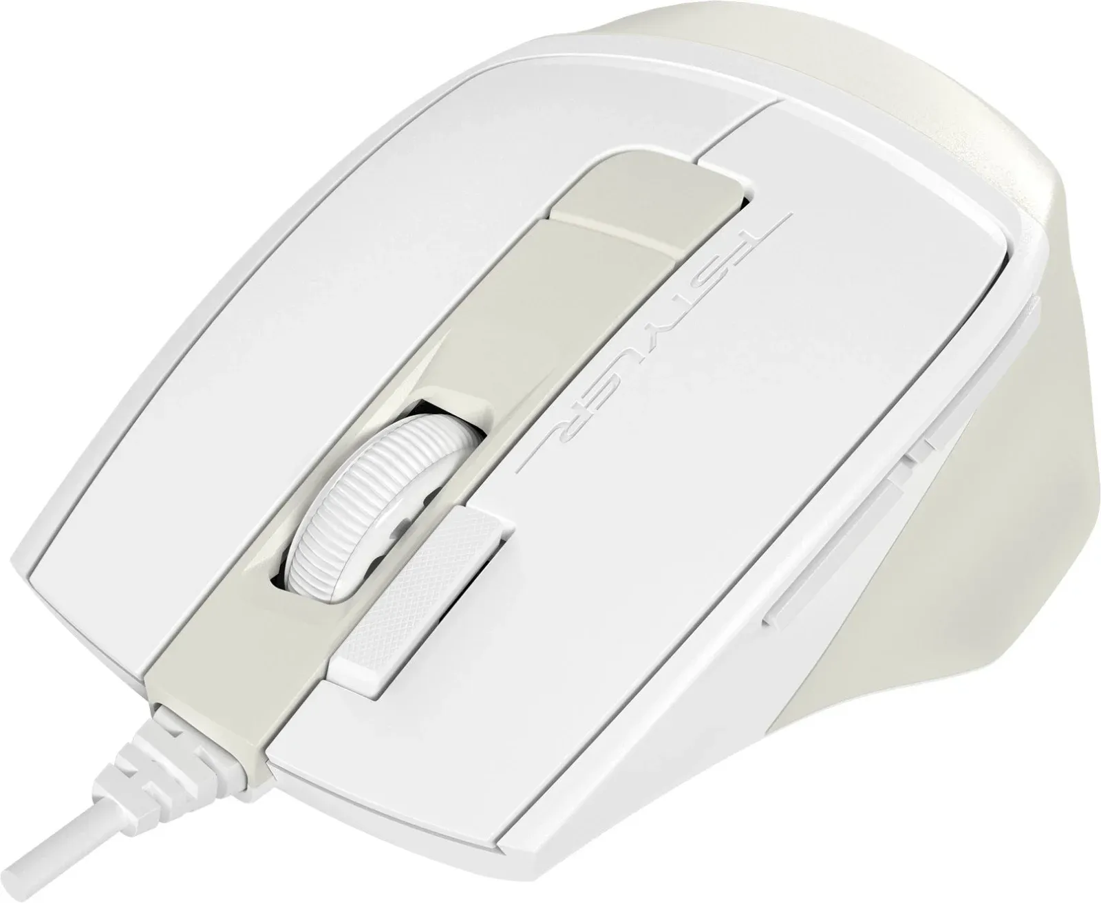 Мышь A4Tech Fstyler FM45S Air бежевый оптическая 2400dpi silent USB 7but FM45S AIR USB CREAM BEIGE - фото 2