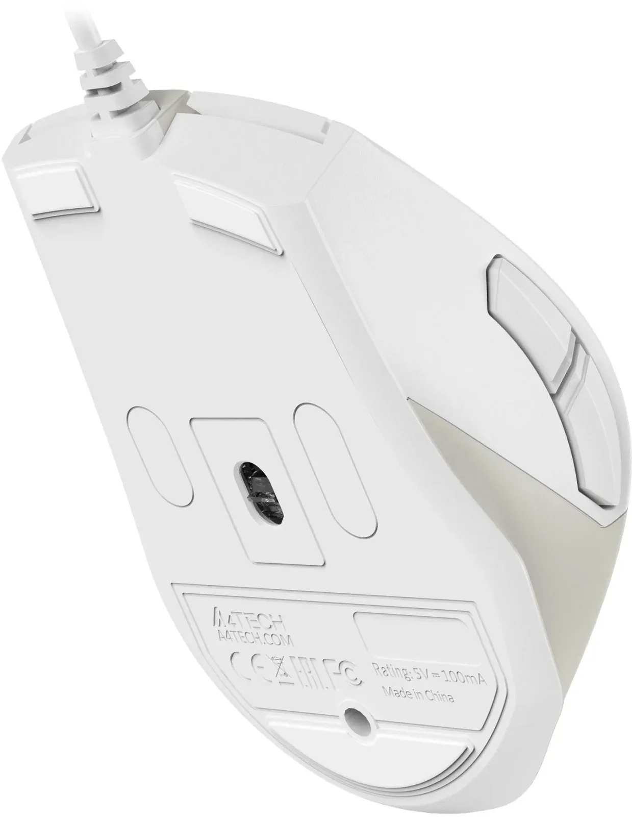 Мышь A4Tech Fstyler FM45S Air бежевый оптическая 2400dpi silent USB 7but FM45S AIR USB CREAM BEIGE - фото 7