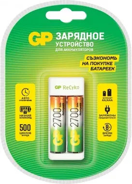 Аккумуляторы и зарядные устройства GP E211/270AAHCCS-2CR1 - фото 3