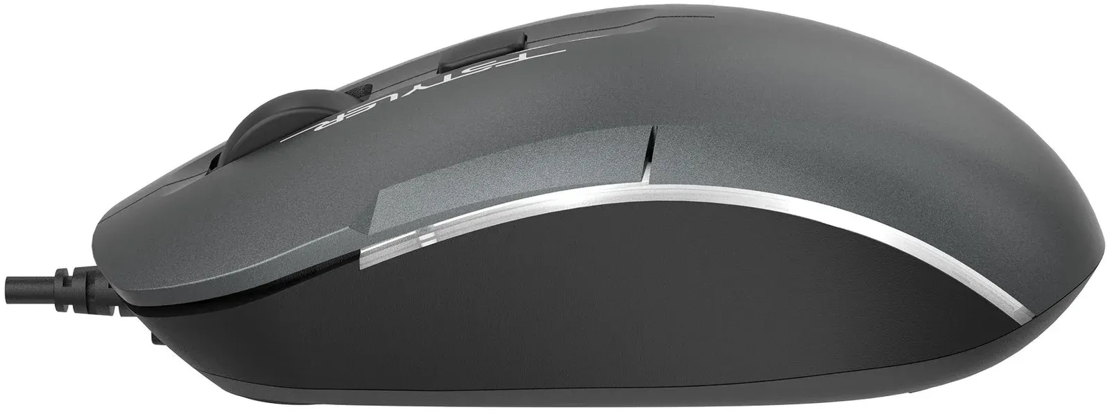 Мышь A4Tech Fstyler FM26S серый/черный оптическая 1600dpi silent USB для ноутбука 4but FM26S USB SMOKY GREY - фото 4