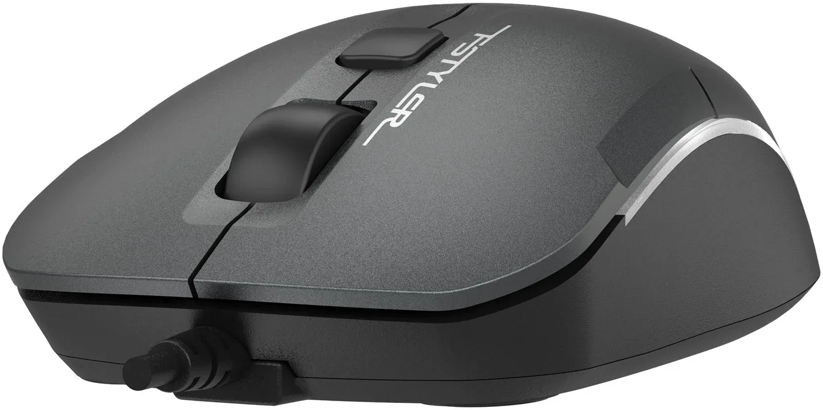 Мышь A4Tech Fstyler FM26S серый/черный оптическая 1600dpi silent USB для ноутбука 4but FM26S USB SMOKY GREY - фото 6