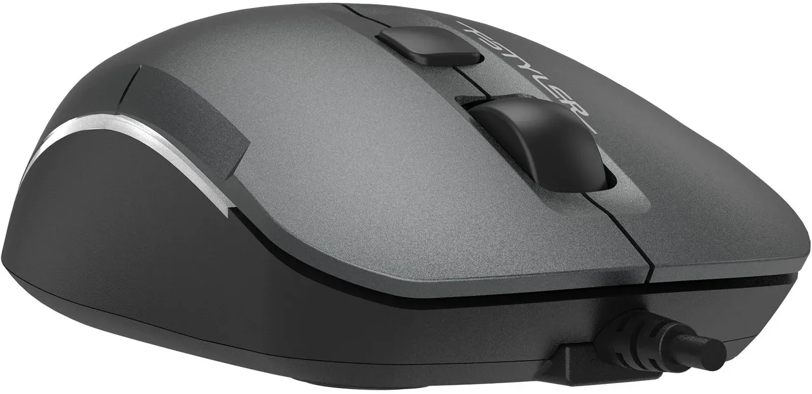 Мышь A4Tech Fstyler FM26S серый/черный оптическая 1600dpi silent USB для ноутбука 4but FM26S USB SMOKY GREY - фото 7