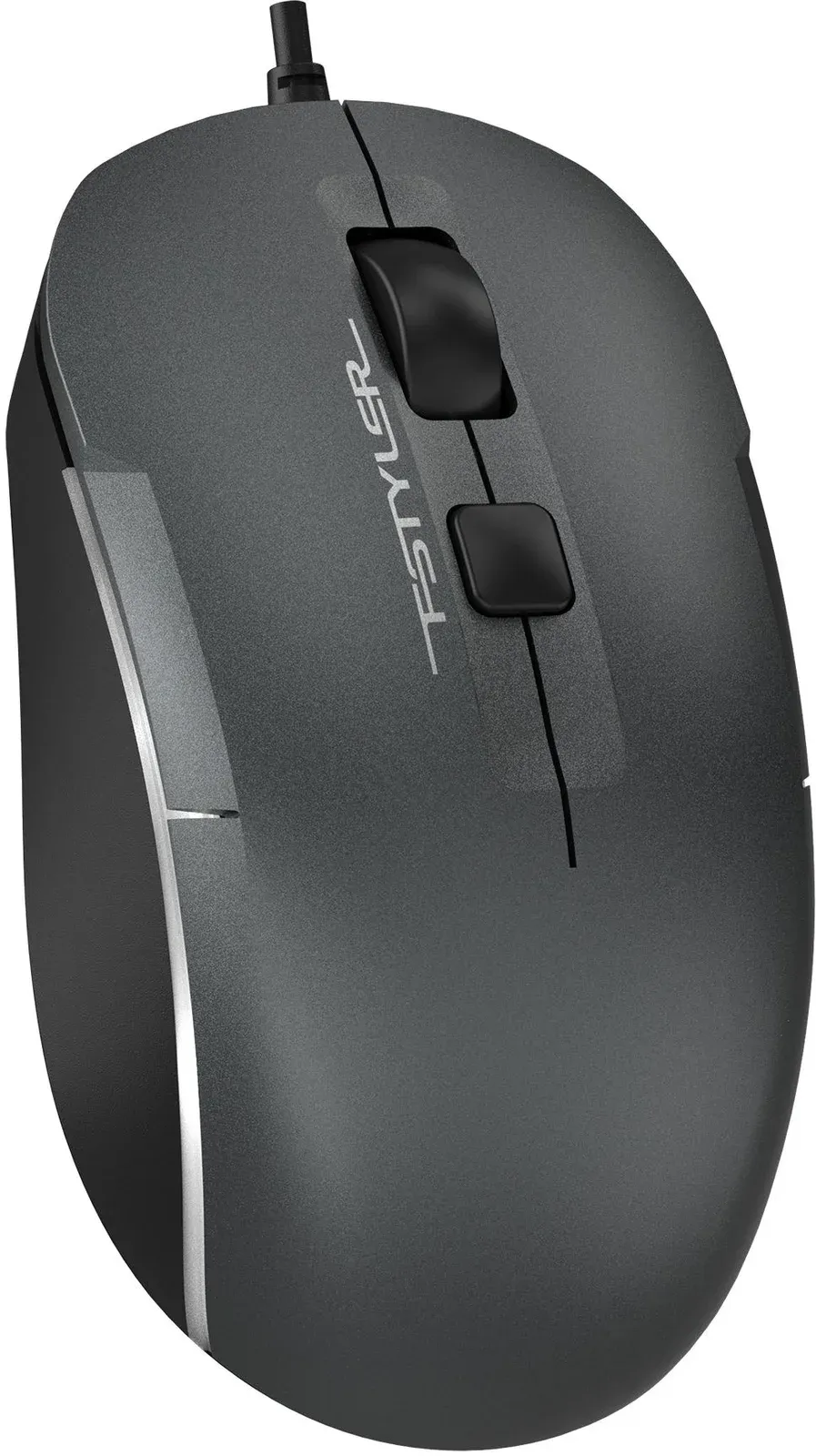 Мышь A4Tech Fstyler FM26S серый/черный оптическая 1600dpi silent USB для ноутбука 4but FM26S USB SMOKY GREY - фото 8