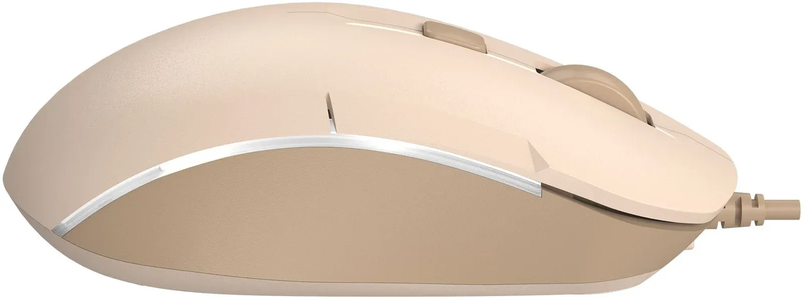 Мышь A4Tech Fstyler FM26S бежевый/коричневый оптическая 1600dpi silent USB для ноутбука 4but FM26S USB CAFE LATTE - фото 5