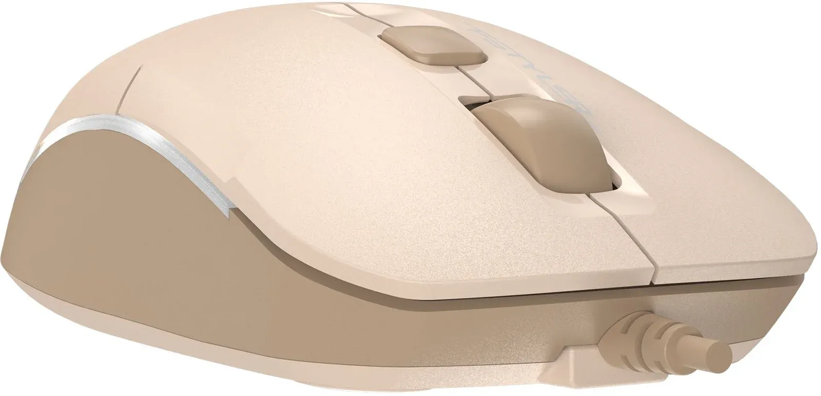 Мышь A4Tech Fstyler FM26S бежевый/коричневый оптическая 1600dpi silent USB для ноутбука 4but FM26S USB CAFE LATTE - фото 7