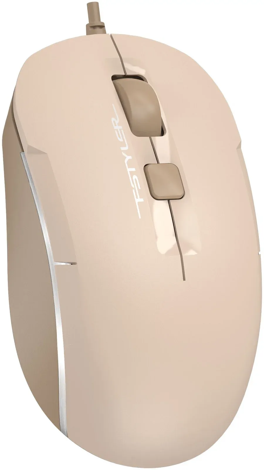 Мышь A4Tech Fstyler FM26S бежевый/коричневый оптическая 1600dpi silent USB для ноутбука 4but FM26S USB CAFE LATTE - фото 8
