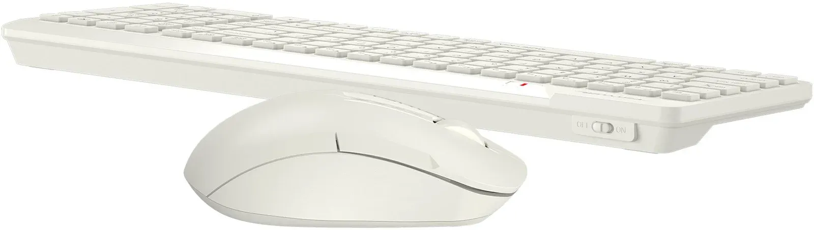 Клавиатура + мышь A4Tech Fstyler FG2300 Air клав:бежевый мышь:бежевый USB беспроводная slim FG2300 AIR BEIGE - фото 6