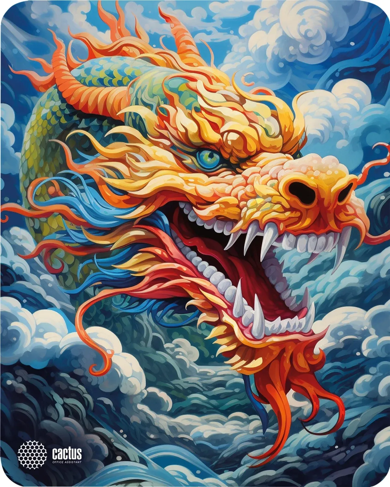 Аксессуары CACTUS Colorful Dragon рисунок - фото 2