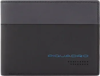Кошелек мужской Piquadro Urban PU257UB00R/NGR черный/серый натур.кожа - фото 4