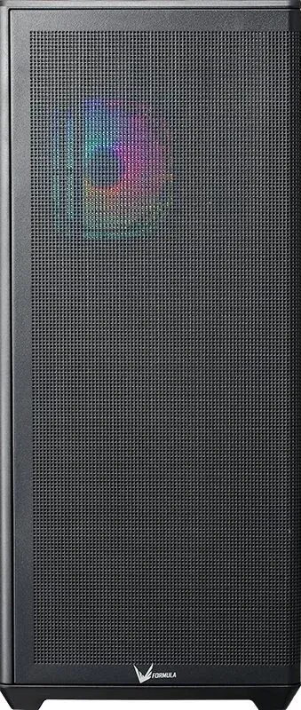 Корпус Formula Air Power G5 Plus черный без БП ATX 2xUSB2.0 audio bott PSU - фото 2