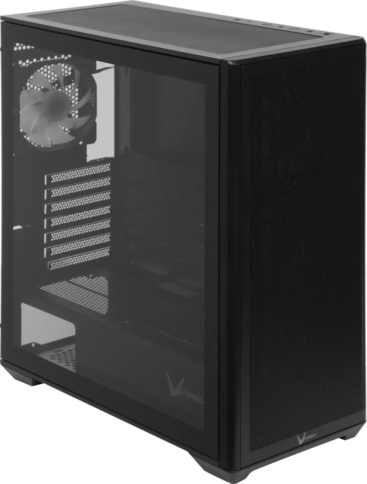 Корпус Formula Air Power G5 Plus черный без БП ATX 2xUSB2.0 audio bott PSU - фото 5