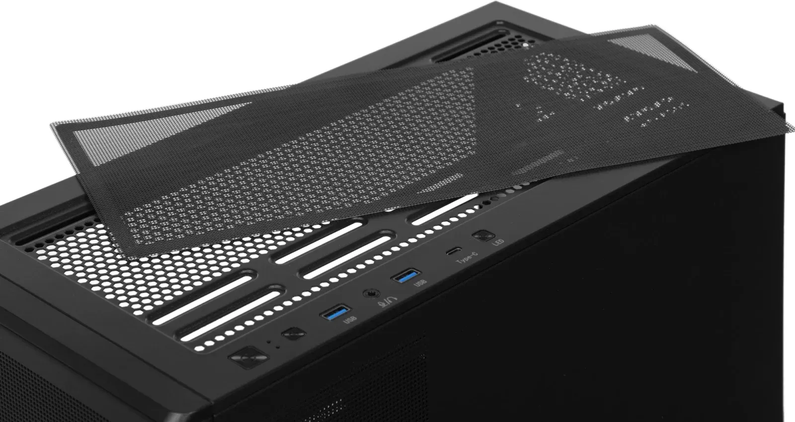 Корпус Formula Air Power G5 Plus черный без БП ATX 2xUSB2.0 audio bott PSU - фото 8